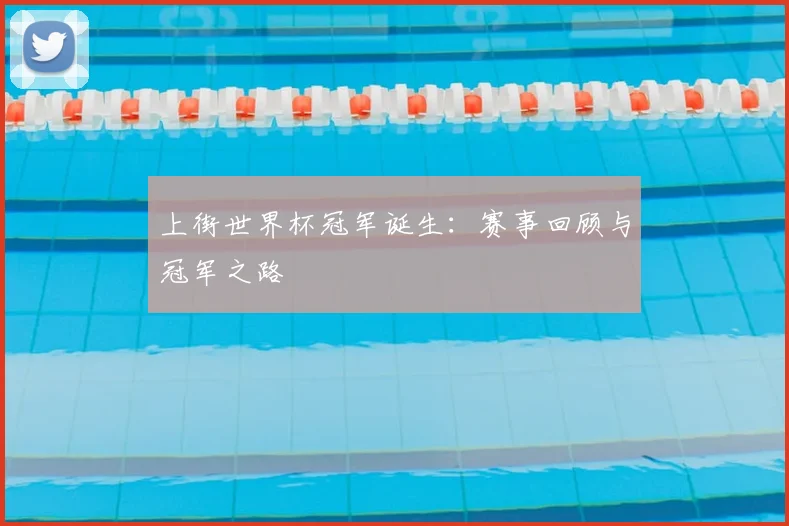 上街世界杯冠军诞生：赛事回顾与冠军之路